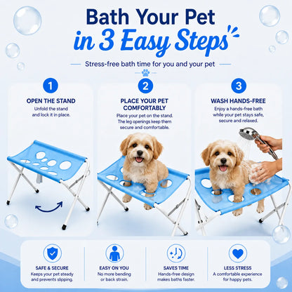 Paw Society™ Pet Comfort Grooming Stand